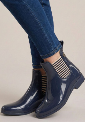 Bottines de pluie femme bleu marine Bottines de pluie femme bleu marine
