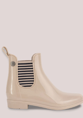 Bottines de pluie femme beige Bottines de pluie femme beige