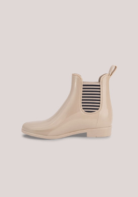 Bottines de pluie femme beige Bottines de pluie femme beige