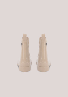Bottines de pluie femme beige Bottines de pluie femme beige