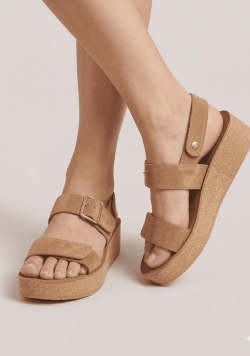 Sandales MARRON SOLYVA SANDALES F TA