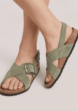 Sandales KAKI SYRUS NU-PIEDS F KAK