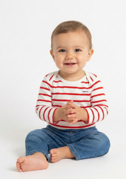 Marinière rose Bébé