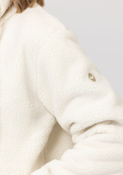 Veste femme sherpa avec détails beige - EOM