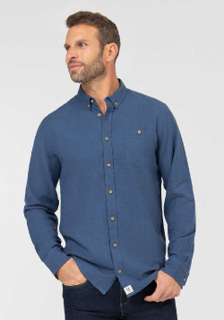 CHEMISE CHEMISIER ML INDIGO CHALBI