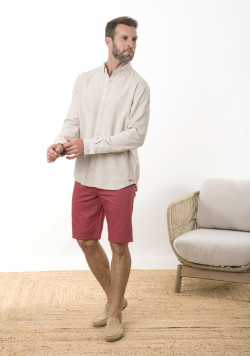 CHEMISE CHEMISIER ML GREGE CREMON