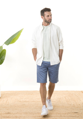 CHEMISE CHEMISIER ML BLANC CREMON CHEMISE CHEMISIER ML BLANC CREMON