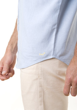 CHEMISE CHEMISIER ML BLEU CREMON