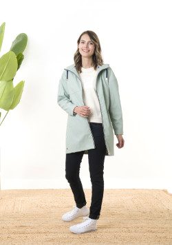 Ciré long pour femme vert d'eau