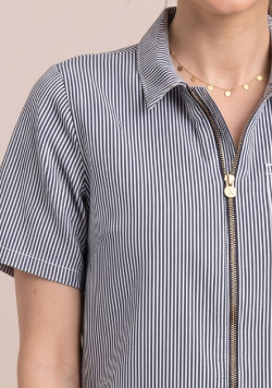 Robe femme manches courtes à rayures - EOM