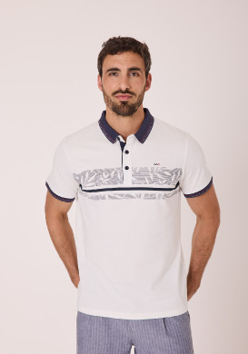 POLO MC BLANC OPTIQUE OLEIL POLO MC BLANC OPTIQUE OLEIL