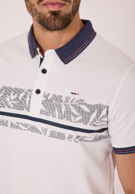 POLO MC BLANC OPTIQUE OLEIL POLO MC BLANC OPTIQUE OLEIL