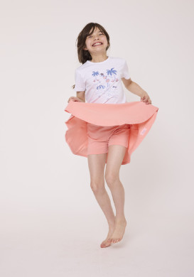Jupe short fille rose Jupe short fille rose