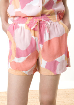 Short femme 100% viscose imprimé - EOM