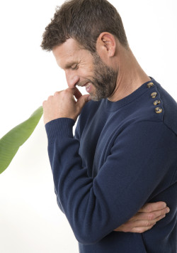Pull bleu marine Homme coton - EOM