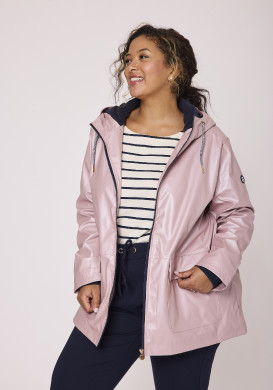 Ciré Femme doublé polaire rose irisé