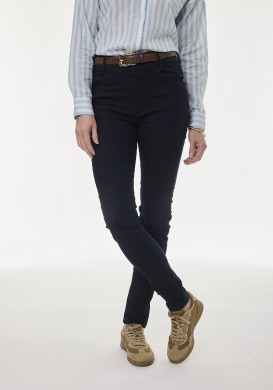 Jean slim femme bleu noir Jean slim femme bleu noir