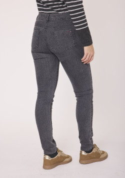 Jean gris Femme
