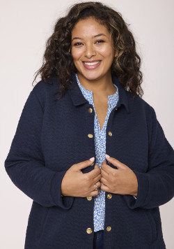 Veste bleu marine Femme