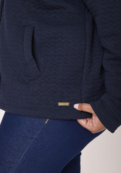 Veste bleu marine Femme
