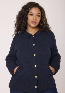 Veste bleu marine Femme