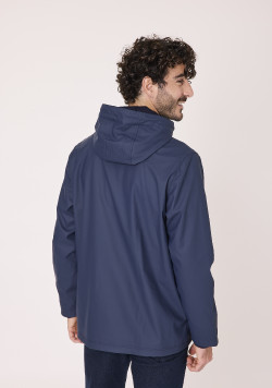 Ciré Homme à capuche bleu marine