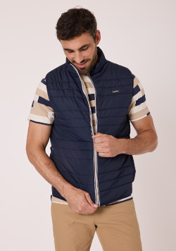 Doudoune sans manches Homme bleu marine
