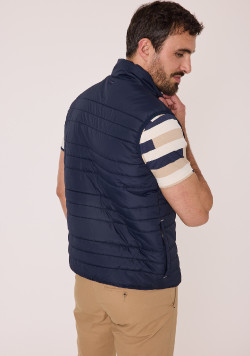 Doudoune sans manches Homme bleu marine