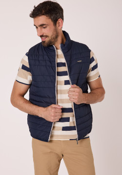 Doudoune sans manches Homme bleu marine