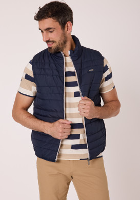 Doudoune sans manches Homme bleu marine Doudoune sans manches Homme bleu marine