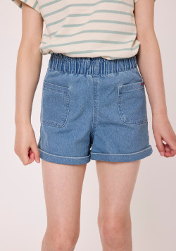 Short Fille jean clair