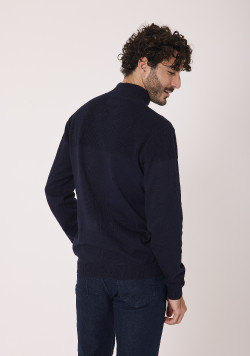Pull col camionneur homme noir