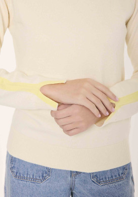 Pull Femme Beige - EOM Pull Femme Beige - EOM