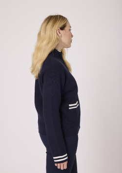 Veste manches longues Bleu marine Femme