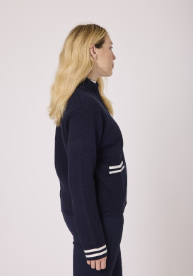 Veste manches longues Bleu marine Femme Veste manches longues Bleu marine Femme