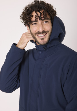 Parka doublée polaire Bleu marine Homme Parka doublée polaire Bleu marine Homme