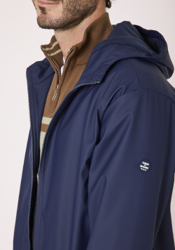 Ciré doublé micropolaire bleu marine Homme