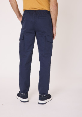 Pantalon cargo Bleu marine Homme Pantalon cargo Bleu marine Homme