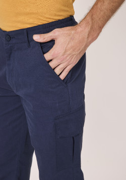 Pantalon cargo Bleu marine Homme
