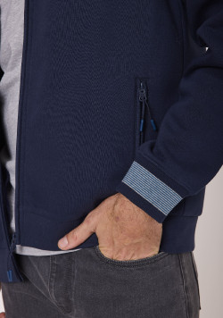 Veste manches longues Bleu marine Homme