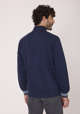 Veste manches longues Bleu marine Homme Veste manches longues Bleu marine Homme