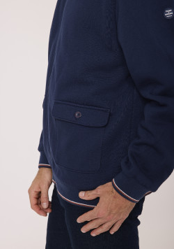 Veste doublée sherpa Bleu marine Homme