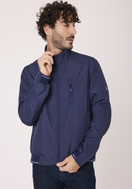Blouson déperlant homme bleu marine Blouson déperlant homme bleu marine
