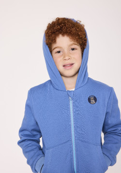 Veste doublée polaire bleu Garçon