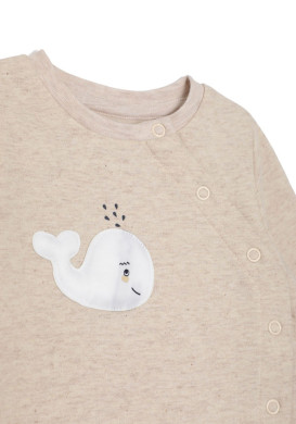 Ensemble mixte Pantalon et haut Beige Bébé Ensemble mixte Pantalon et haut Beige Bébé