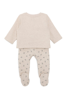 Ensemble mixte Pantalon et haut Beige Bébé Ensemble mixte Pantalon et haut Beige Bébé
