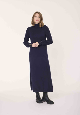 Robe longue bleu marine Femme - EOM Robe longue bleu marine Femme - EOM