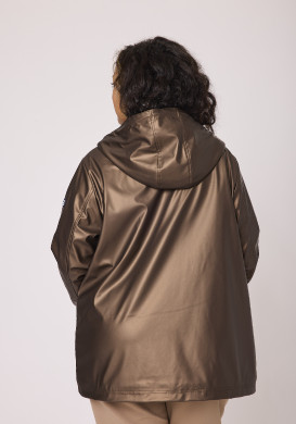 Ciré Femme doublé polaire marron irisé Ciré Femme doublé polaire marron irisé