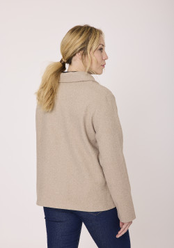 Veste manches longues Beige Femme