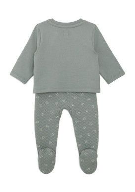 Ensemble mixte pantalon et haut Vert d'eau Bébé Ensemble mixte pantalon et haut Vert d'eau Bébé